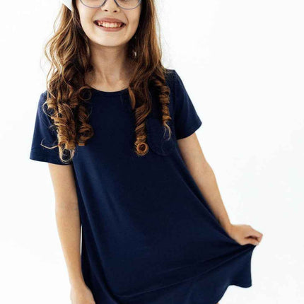 Navy T-Shirt Dress