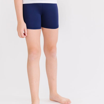 Navy Twirl Shorts - Dashing Nova