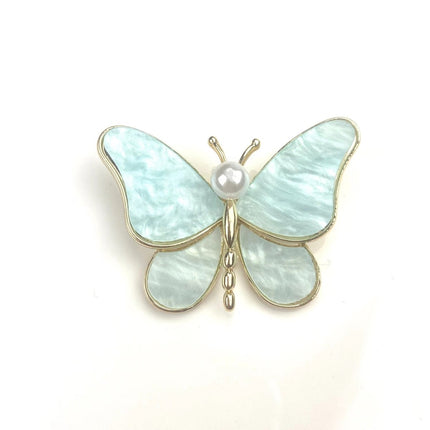 Pack of 3 Elegant Butterfly Brooch Pins for Dresses and Blazers