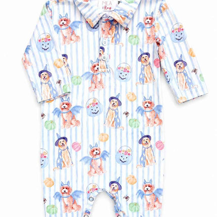 Pawsitively Spooky L/S Polo One-Piece