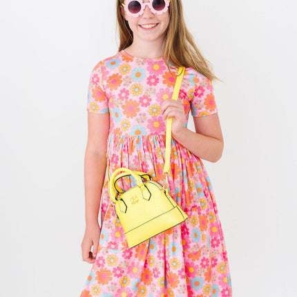 Petal Pop S/S Pocket Twirl Dress - Dashing Nova
