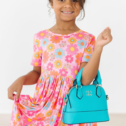 Petal Pop S/S Pocket Twirl Dress - Dashing Nova