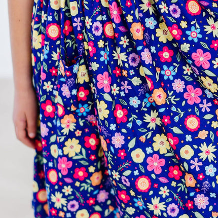 Pick a Posy S/S Pocket Twirl Dress - Dashing Nova