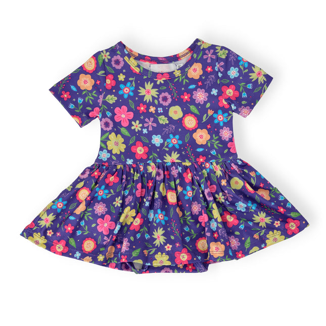 Pick a Posy S/S Twirl Bodysuit - Dashing Nova