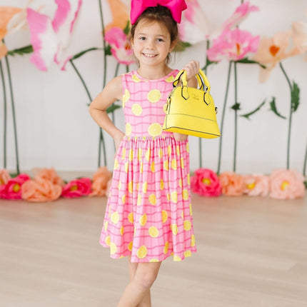 Pink Lemonade Tank Twirl Dress - Dashing Nova