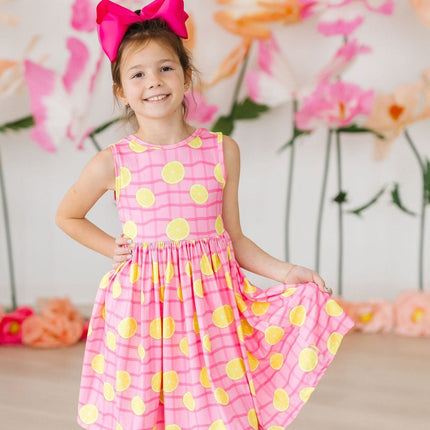 Pink Lemonade Tank Twirl Dress - Dashing Nova