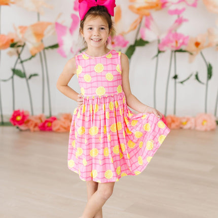 Pink Lemonade Tank Twirl Dress - Dashing Nova
