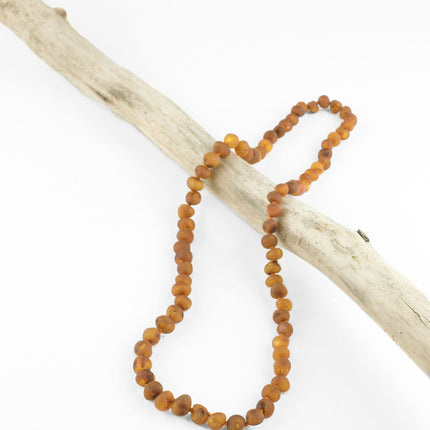 Raw Cognac Baltic Amber || Necklace