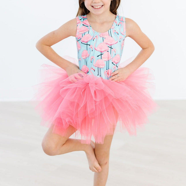 Pretty in Pink Flamingos Tank Tutu Leotard - Dashing Nova