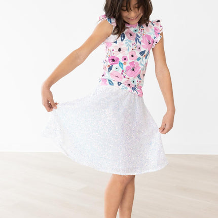 Pretty in Purple S/S Ruffle Tee - Dashing Nova