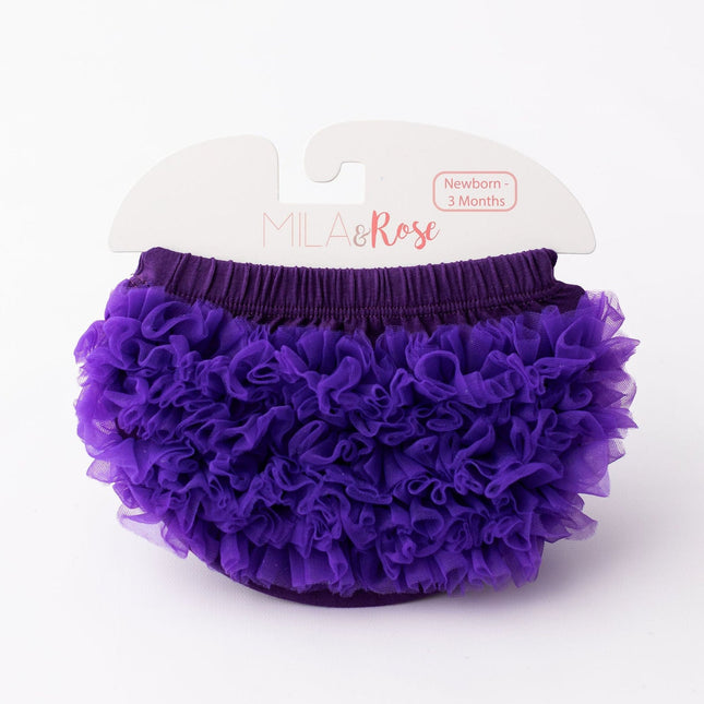 Purple Ruffle Bum Bloomer - Dashing Nova