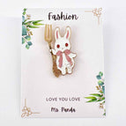 Bunny with Fork