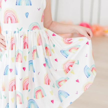 Radiant Rainbows Tank Twirl Dress - Dashing Nova
