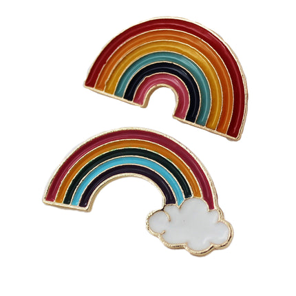 Rainbow Enamel Pin Pack of 2