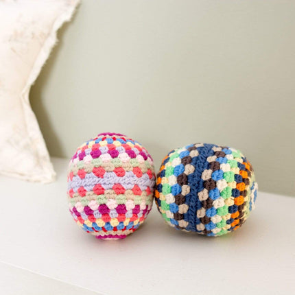 Rainbow rattle ball