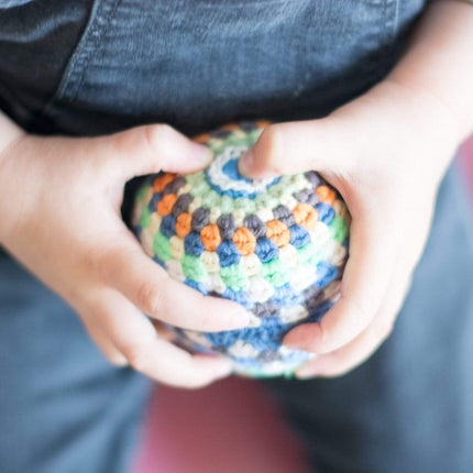 Rainbow rattle ball