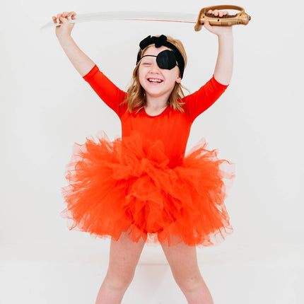 Red 3/4 Tutu Leotard - Dashing Nova