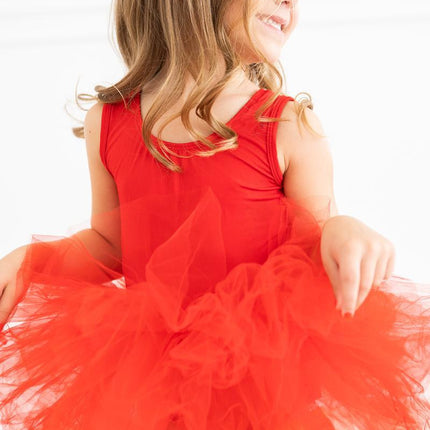 Red Tank Tutu Leotard - Dashing Nova