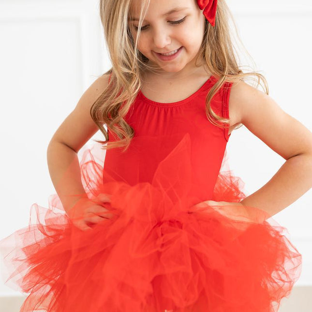 Red Tank Tutu Leotard - Dashing Nova