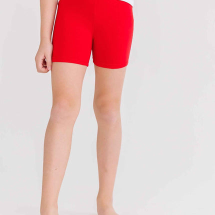 Red Twirl Shorts