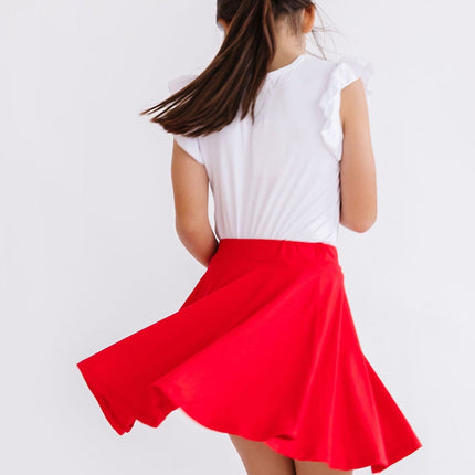 Red Twirl Skort - Dashing Nova