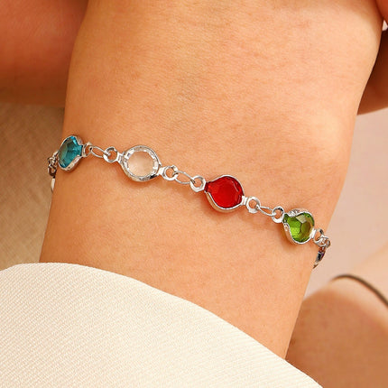 Colorful Geometric Heart Candy Jewelry Set