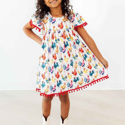 Rooster Pom Pom Dress