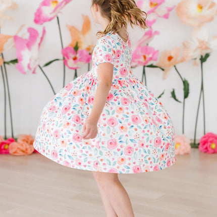 Rosettes S/S Pocket Twirl Dress - Dashing Nova