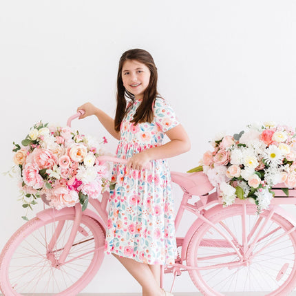 Rosettes S/S Pocket Twirl Dress - Dashing Nova