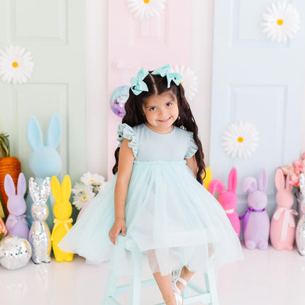 Sage Shimmer Tutu Dress - Dashing Nova
