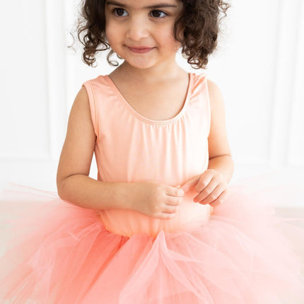 Bright Peach Tank Tutu Leotard - Dashing Nova