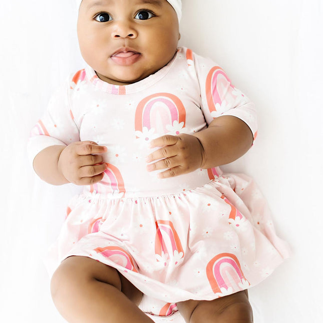 SALE Fun & Flowers 3/4 Sleeve Twirl Bodysuit - Dashing Nova