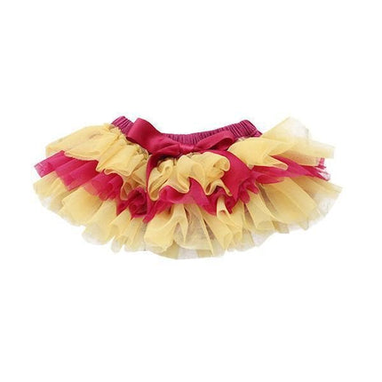 SALE Game Day Maroon and Gold Ruffle Tutu Bloomer - Dashing Nova