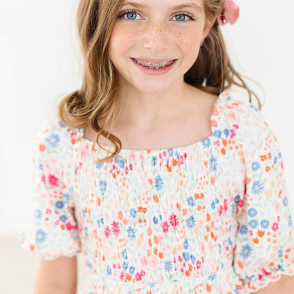 Meadow Magic Smocked Ruffle Dress - Dashing Nova