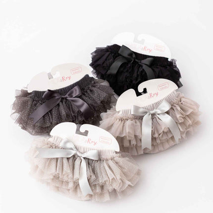 SALE Silver Glitter Ruffle Tutu Bloomer