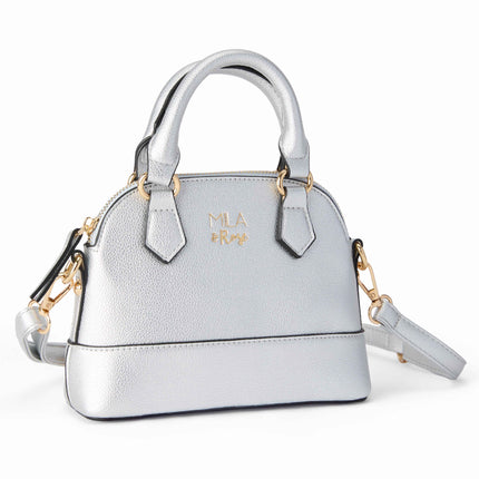 SALE Silver Metallic Girl's Crossbody Purse