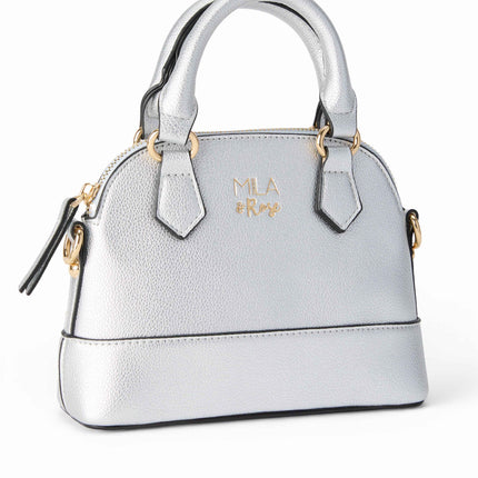 SALE Silver Metallic Girl's Crossbody Purse