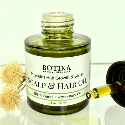 Scalp & Hair Growth Oil with Black Seed & Ashwagandha