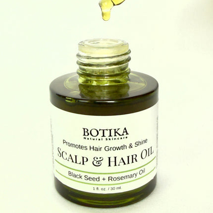 Scalp & Hair Growth Oil with Black Seed & Ashwagandha