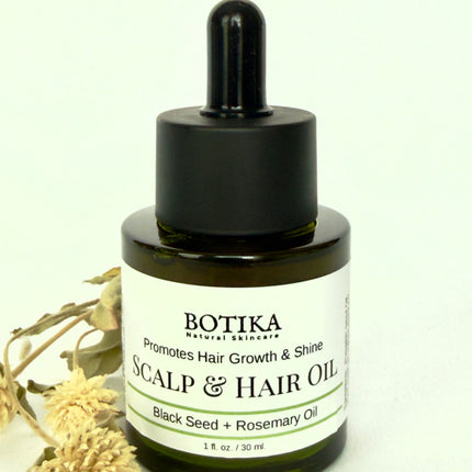 Scalp & Hair Growth Oil with Black Seed & Ashwagandha