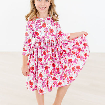Secret Garden 3/4 Pocket Twirl Dress - Dashing Nova