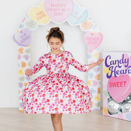 Secret Garden 3/4 Pocket Twirl Dress - Dashing Nova