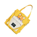 Yellow White Akita