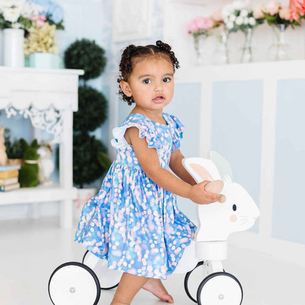Shimmer & Shine Flutter Sleeve Twirl Dress