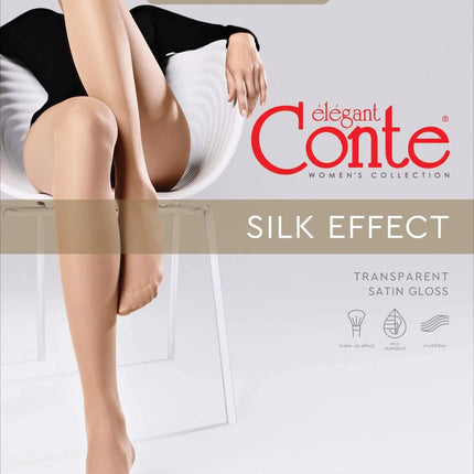Conte (Poland) Prestige 20 Den - Classic Sheer to Waist T-top Women's Tights (8S-43SP)