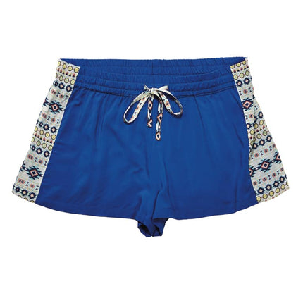 Women's Camo Sleep Shorts - Aztec Hunting Loungewear - Wilderness Dreams
