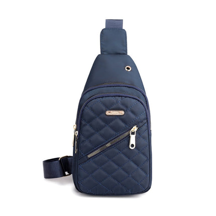 Women's Shoulder Sling Bag - Nylon Adjustable Strap Crossbody Purse