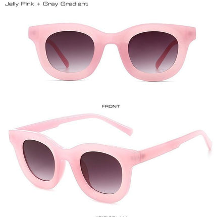 Small Round Women Fashion Sunglasses Popular Style Fashionable Round Shaped Sunglasses Colorful Women Sunglasses Eyewear Summer Shades