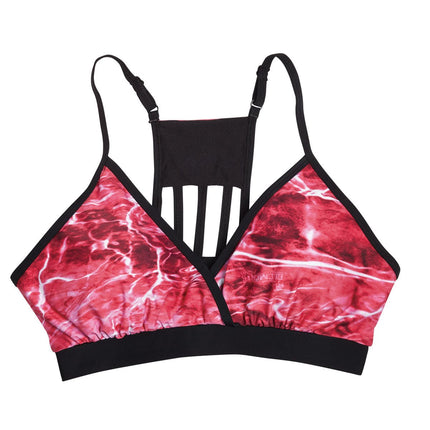 Women's Camo Sporty Bikini Top - Anemone Marlin Hunting Swimwear - Wilderness Dreams