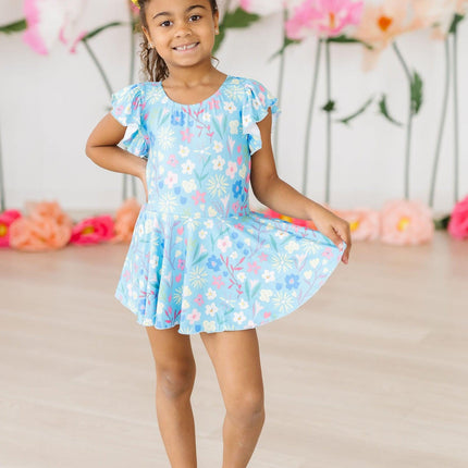 Springtime Splendor S/S Twirl Leotard - Dashing Nova